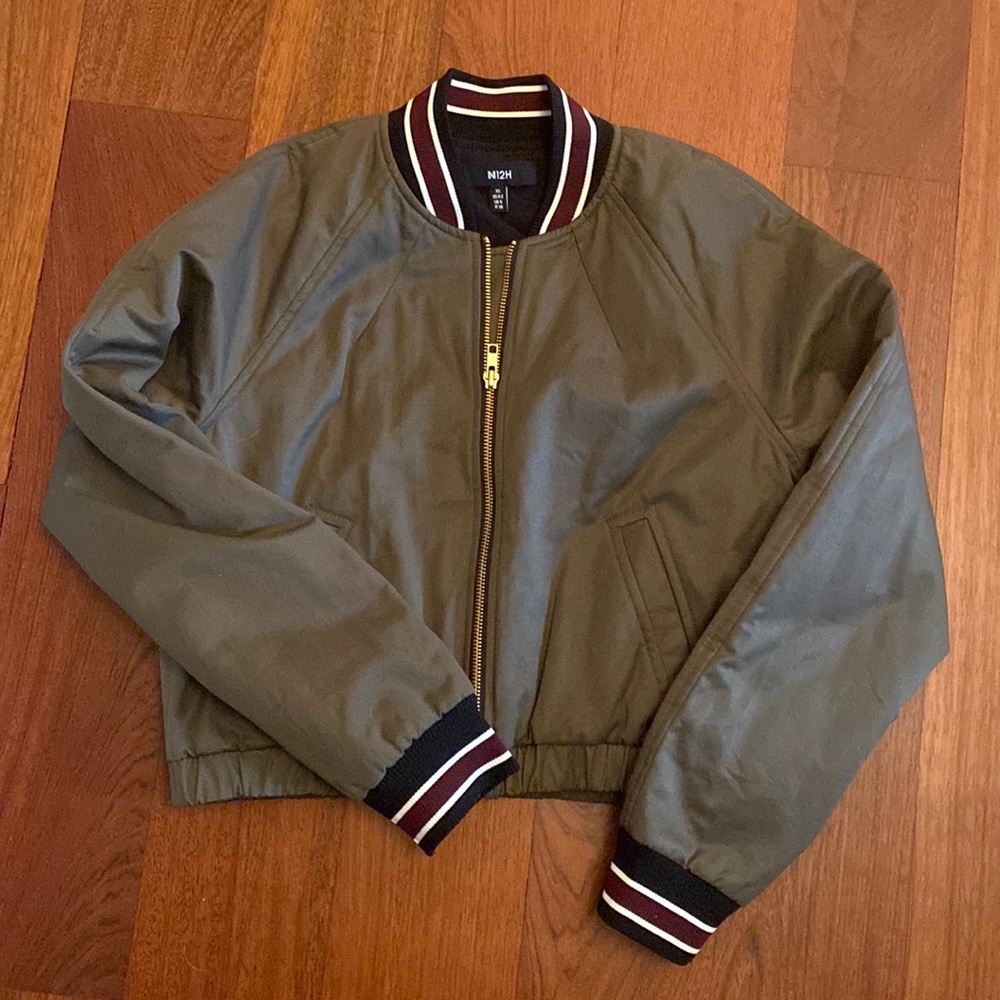 N12H Military Green Bomber. - worn once